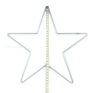 Metal Yıldız Makrome Halkası 30 cm - Thumbnail