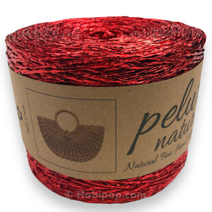 HOBİPOP - Metalik Bükümlü Parlak Simli Kağıt İp Kırmızı HOBİPOP - Metalik Bükümlü Parlak Simli Kağıt İp Kırmızı