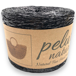 HOBİPOP - Metalik Bükümlü Parlak Simli Kağıt İp Siyah Renk HOBİPOP - Metalik Bükümlü Parlak Simli Kağıt İp Siyah Renk