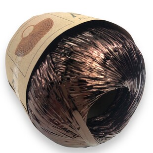 HOBİPOP - Metalik Parlak Rafya İp Kahverengi HOBİPOP - Metalik Parlak Rafya İp Kahverengi