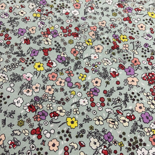 HOBİPOP - Mine Çiçekleri Desenli Mint Yeşil Poplin Pamuklu Kumaş Astarlık 50x120 cm HOBİPOP - Mine Çiçekleri Desenli Mint Yeşil Poplin Pamuklu Kumaş Astarlık 50x120 cm