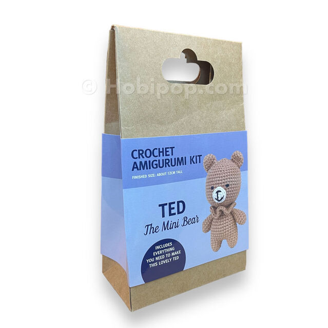 Mini Crochet Amigurumi Kit Ted