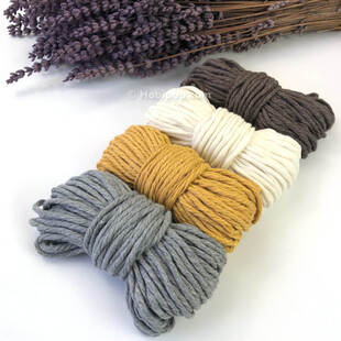 HOBİPOP - Mini Makrome İp Seti Sonbahar 4 Renk HOBİPOP - Mini Makrome İp Seti Sonbahar 4 Renk