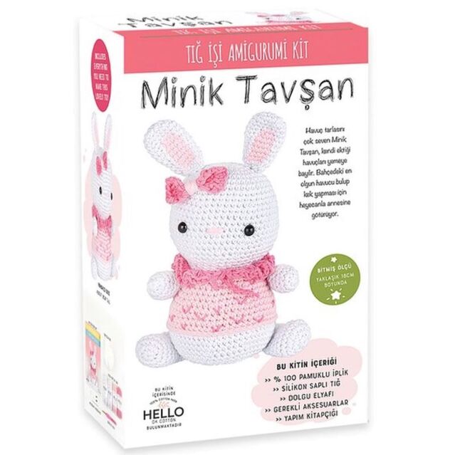 Minik Tavşan Amigurumi Yapım Seti