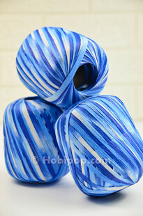 Multicolor Batik Rafya İp Mavi - Thumbnail