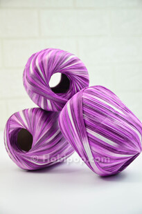Multicolor Batik Rafya İp Mor - Thumbnail