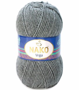 NAKO - Nako Vega El Örgü İpliği 00194 Gri Melanj