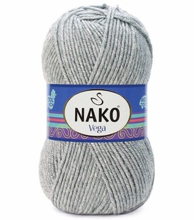 NAKO - Nako Vega El Örgü İpliği 00195 Açık Gri Melanj