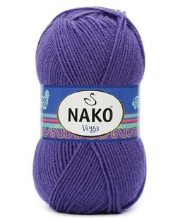 NAKO - Nako Vega El Örgü İpliği 10287 Mor