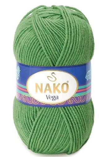 Nako Vega El Örgü İpliği 10474 Yeşil