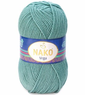 NAKO - Nako Vega El Örgü İpliği 11419 Açık Petrol