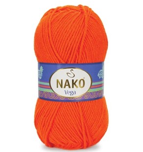 NAKO - Nako Vega El Örgü İpliği 6346 Turuncu