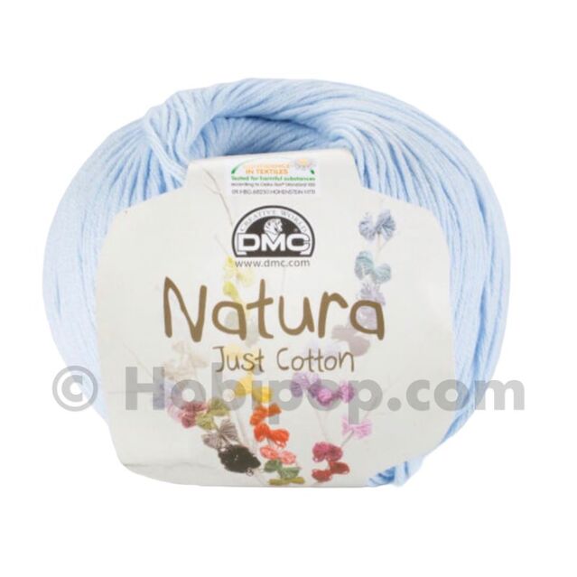 Natura Just Cotton El Örgü İpi N05 Bleu Layette