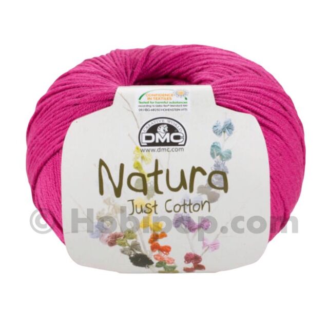 Natura Just Cotton El Örgü İpi N62 Cerise