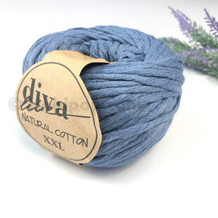 DİVA - Natural Cotton XXL Tarama Makrome İpi İndigo DİVA - Natural Cotton XXL Tarama Makrome İpi İndigo