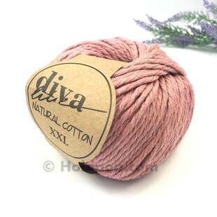 DİVA - Natural Cotton XXL Tarama Makrome İpi Koyu Pudra DİVA - Natural Cotton XXL Tarama Makrome İpi Koyu Pudra