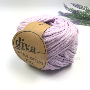 DİVA - Natural Cotton XXL Tarama Makrome İpi Lila DİVA - Natural Cotton XXL Tarama Makrome İpi Lila