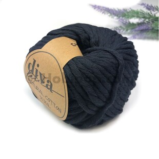 DİVA - Natural Cotton XXL Tarama Makrome İpi Lacivert DİVA - Natural Cotton XXL Tarama Makrome İpi Lacivert