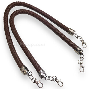 HOBİPOP - Örgü Hortum Çanta Sapı Kahverengi HOBİPOP - Örgü Hortum Çanta Sapı Kahverengi