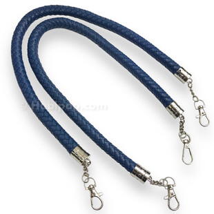 HOBİPOP - Örgü Hortum Çanta Sapı Mavi HOBİPOP - Örgü Hortum Çanta Sapı Mavi