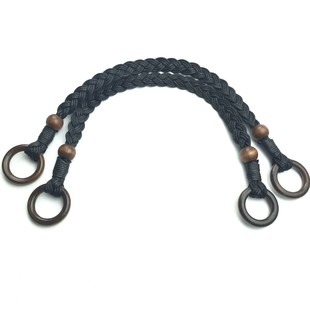 HOBİPOP - Örgü Çanta Sapı Siyah HOBİPOP - Örgü Çanta Sapı Siyah