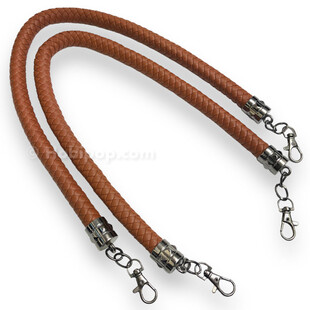 HOBİPOP - Örgü Hortum Çanta Sapı Taba HOBİPOP - Örgü Hortum Çanta Sapı Taba