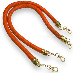 HOBİPOP - Örgü Hortum Çanta Sapı Turuncu HOBİPOP - Örgü Hortum Çanta Sapı Turuncu