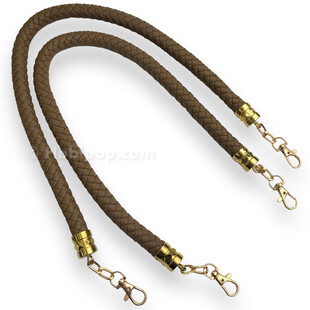 HOBİPOP - Örgü Hortum Çanta Sapı Koyu Vizon HOBİPOP - Örgü Hortum Çanta Sapı Koyu Vizon