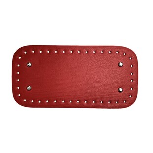 HOBİPOP - Örgü Çanta Tabanı 25x12 cm Kırmızı HOBİPOP - Örgü Çanta Tabanı 25x12 cm Kırmızı