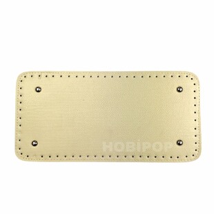 HOBİPOP - Örgü Çanta Tabanı 31x15 cm Çanta Tabanı Krem HOBİPOP - Örgü Çanta Tabanı 31x15 cm Çanta Tabanı Krem
