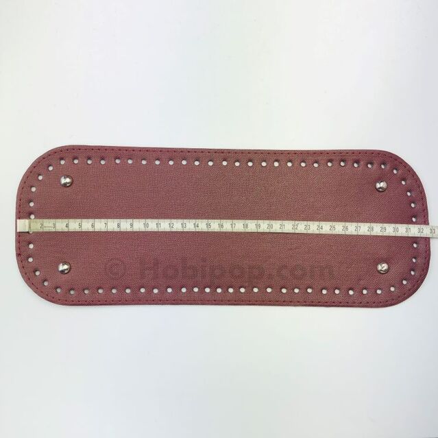 Örgü Çanta Tabanı 32x12 cm Bordo