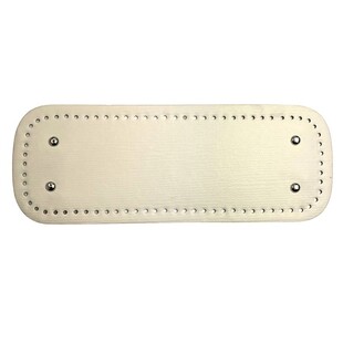 HOBİPOP - Örgü Çanta Tabanı 32x12 cm Krem Renk HOBİPOP - Örgü Çanta Tabanı 32x12 cm Krem Renk