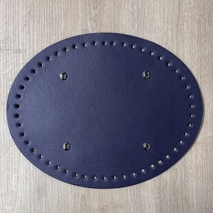 HOBİPOP - Örgü Çanta Tabanı Oval Lacivert 02 HOBİPOP - Örgü Çanta Tabanı Oval Lacivert 02