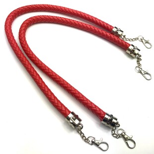 HOBİPOP - Örgü Hortum Çanta Sapı Kırmızı HOBİPOP - Örgü Hortum Çanta Sapı Kırmızı