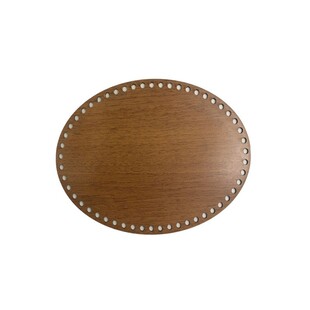 HOBİPOP - Oval Ahşap Örgü Tepsi Tabanı 20x25 CM HOBİPOP - Oval Ahşap Örgü Tepsi Tabanı 20x25 CM