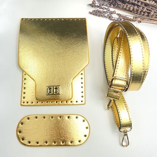 HOBİPOP - Parlak Rugan Çanta Seti Gold HOBİPOP - Parlak Rugan Çanta Seti Gold