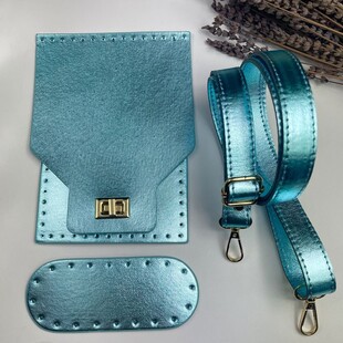 HOBİPOP - Parlak Rugan Çanta Seti Mavi HOBİPOP - Parlak Rugan Çanta Seti Mavi