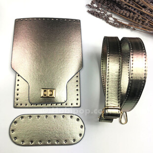 HOBİPOP - Parlak Rugan Çanta Seti Vizon