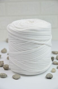 HOBİPOP - Penye İp 001 Beyaz