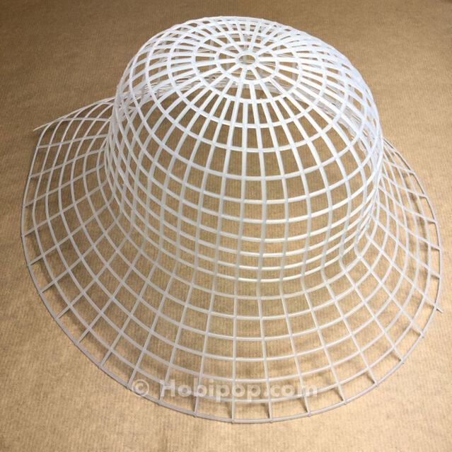 Plastik Şapka Kanvası Şapka Kalıbı Beyaz