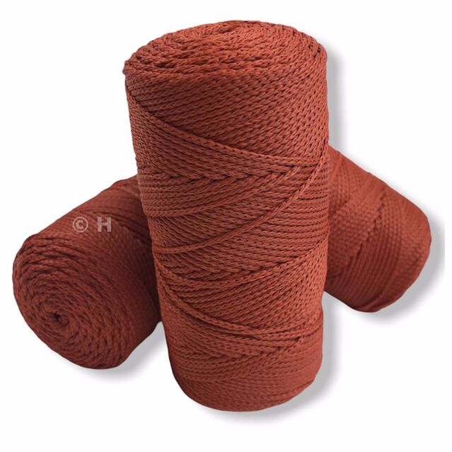 Polyester Makrome İpi 100 Gram Kiremit