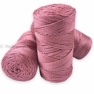PUPPETS - Polyester Makrome İpi 100 Gram Tatlı Koyu Gül Kurusu 090 PUPPETS - Polyester Makrome İpi 100 Gram Tatlı Koyu Gül Kurusu 090