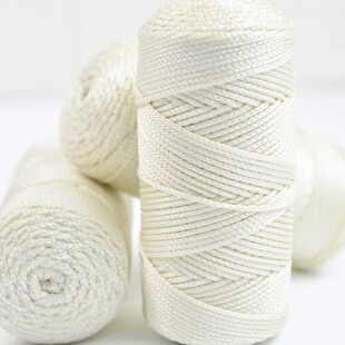 PUPPETS - Polyester Makrome İpi 100 Gram Krem 017 PUPPETS - Polyester Makrome İpi 100 Gram Krem 017