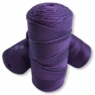 PUPPETS - Polyester Makrome İpi 100 Gram Mor PUPPETS - Polyester Makrome İpi 100 Gram Mor