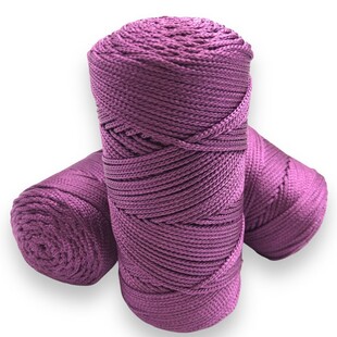 PUPPETS - Polyester Makrome İpi 100 Gram Mürdüm PUPPETS - Polyester Makrome İpi 100 Gram Mürdüm
