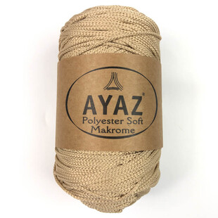 AYAZ - Polyester Soft Makrome İpi 250 Gram 1219 Nohut AYAZ - Polyester Soft Makrome İpi 250 Gram 1219 Nohut
