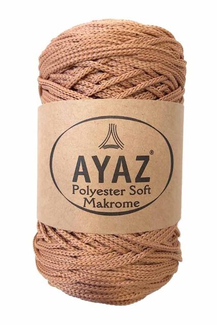 Polyester Soft Makrome İpi 250 Gram 1221 Camel