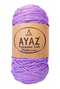 AYAZ - Polyester Soft Makrome İpi 250 Gram 2036 Eflatun AYAZ - Polyester Soft Makrome İpi 250 Gram 2036 Eflatun