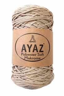 AYAZ - Polyester Soft Makrome İpi 250 Gram 2199 Taş AYAZ - Polyester Soft Makrome İpi 250 Gram 2199 Taş