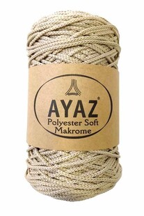 AYAZ - Polyester Soft Makrome İpi 250 Gram 260 Taş AYAZ - Polyester Soft Makrome İpi 250 Gram 260 Taş